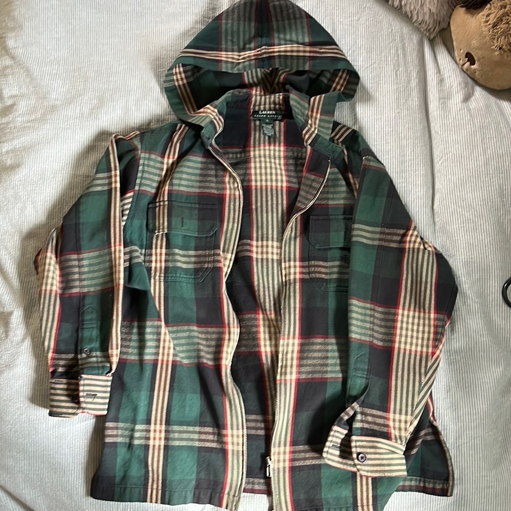 Vintage Ralph Lauren Zip Up Flannel